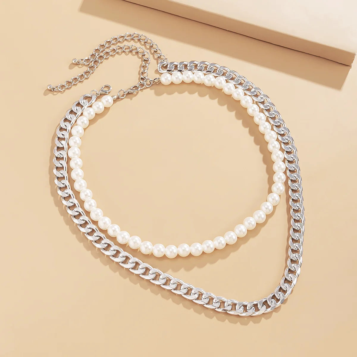 YWZIXLN 2021 Trend Elegant Jewelry Wedding Big Pearl Necklace For Women Fashion White Imitation Pearl Choker Necklace N0179