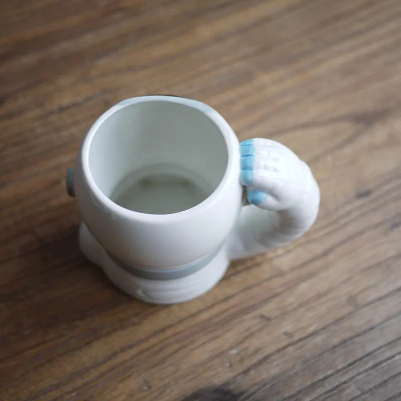 300ML(10oz) Creative moon walk astronaut Ceramics Mugs coffee mug Milk Tea office Cups Drinkware the Best birthday Gift