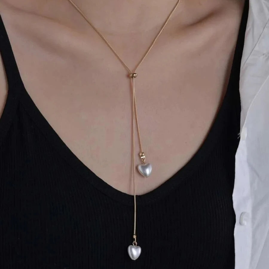 YWZIXLN 2021 Trend Elegant Jewelry Wedding Big Pearl Necklace For Women Fashion White Imitation Pearl Choker Necklace N0179