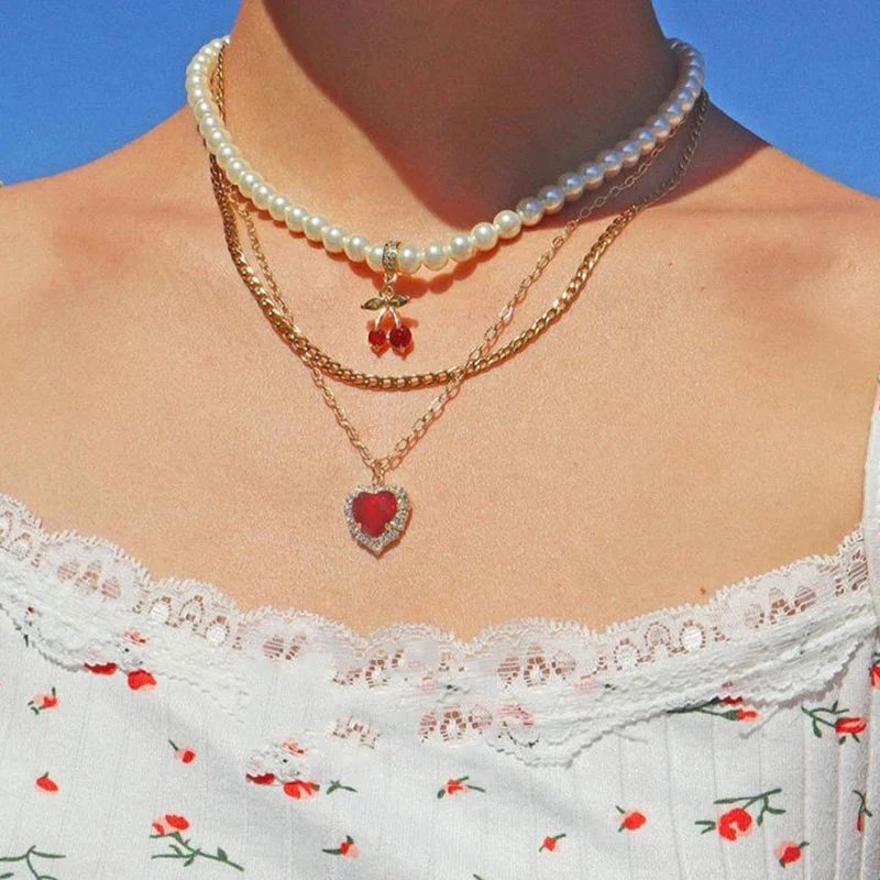 YWZIXLN 2021 Trend Elegant Jewelry Wedding Big Pearl Necklace For Women Fashion White Imitation Pearl Choker Necklace N0179