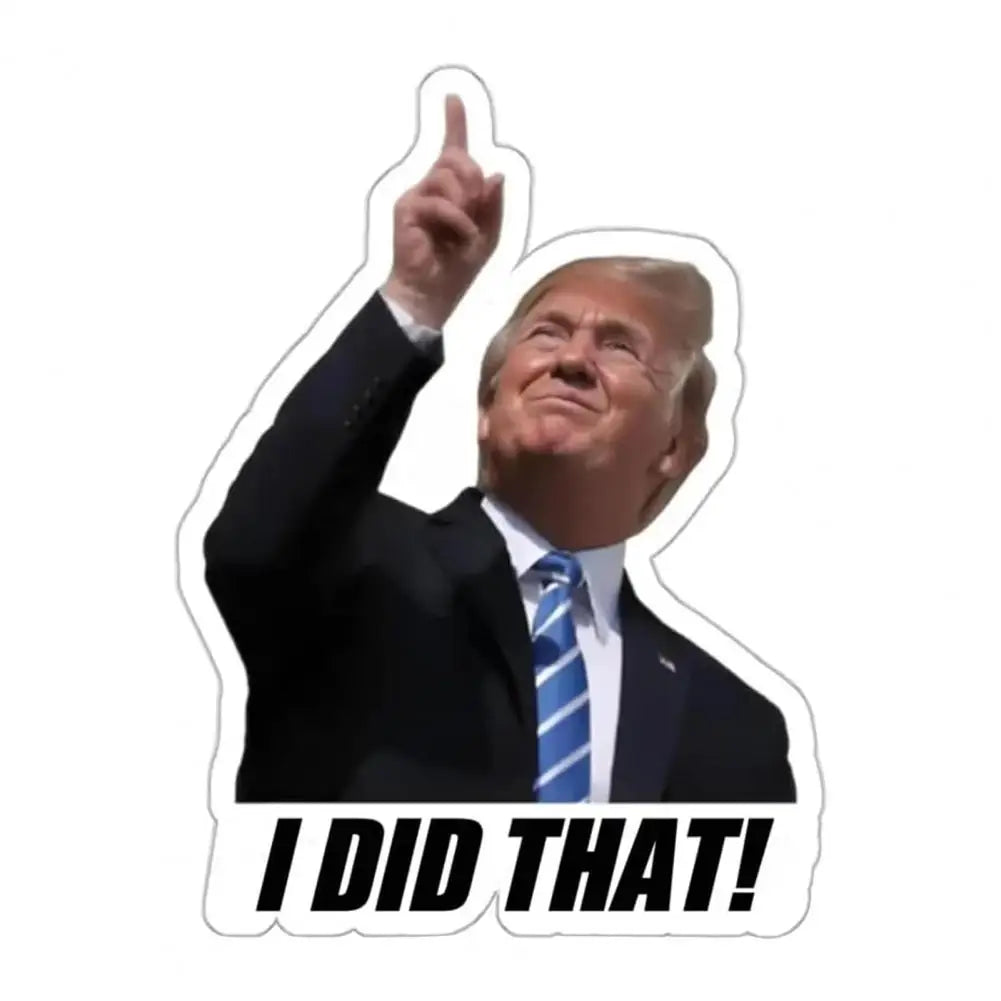 Window Sticker Gas Station Sticker 100pcs Anti-trump Gas Pump Stickers Trump I Did That Decals for Car Window Bumper Truck