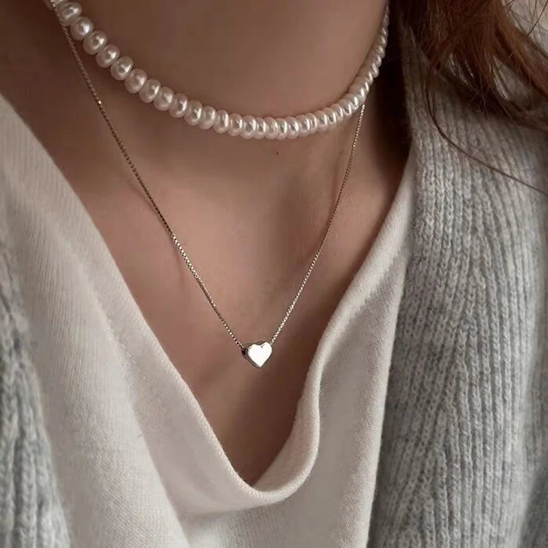 Classic Gothic Tattoo Red Velvet Choker Necklace Red Heart Pendant Necklaces For Women Fashion Jewelry Valentine's Gift N0352