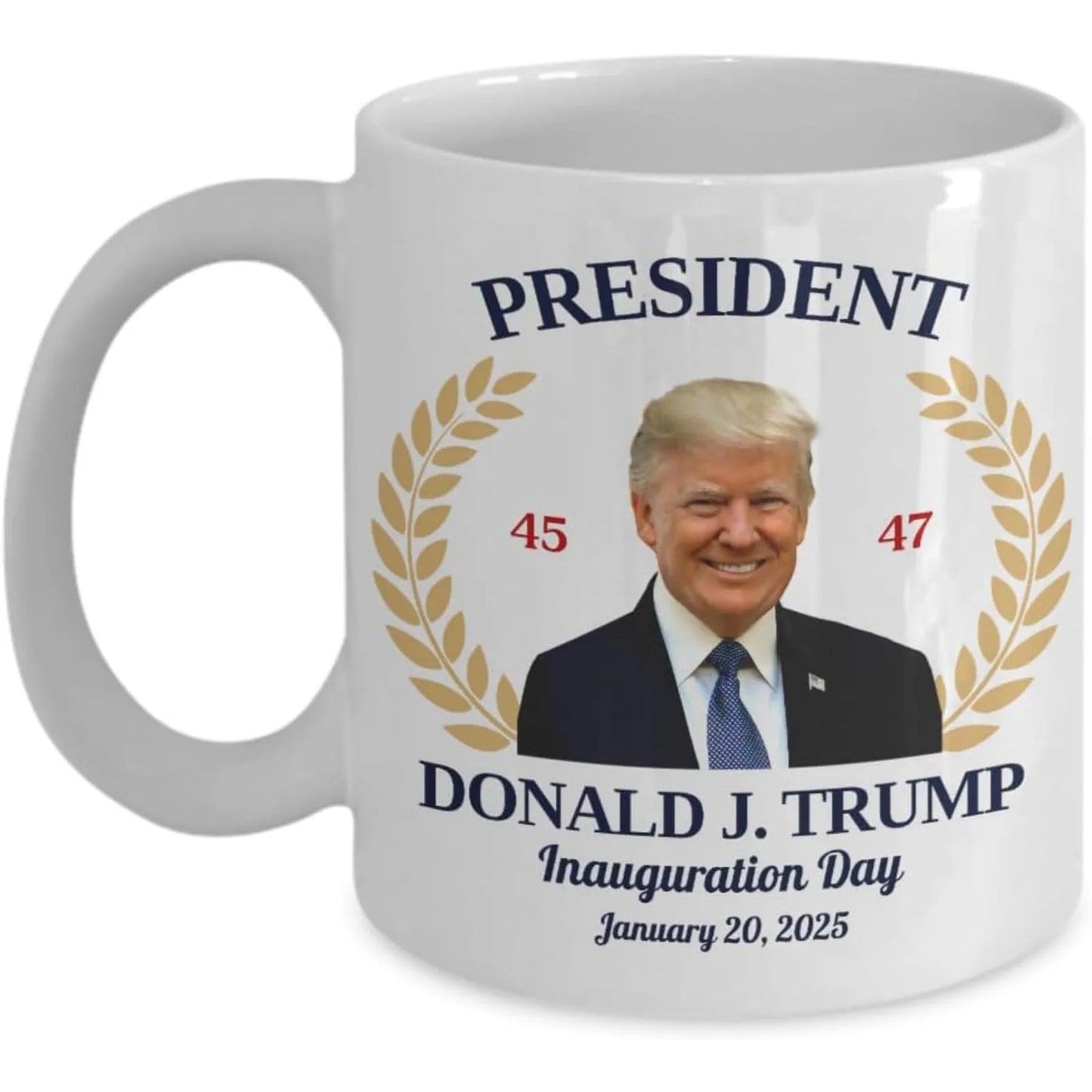 11oz Donald Trump Mug for 47th US President Inauguration 2025 - Ideal for Republicans and Trump Fans