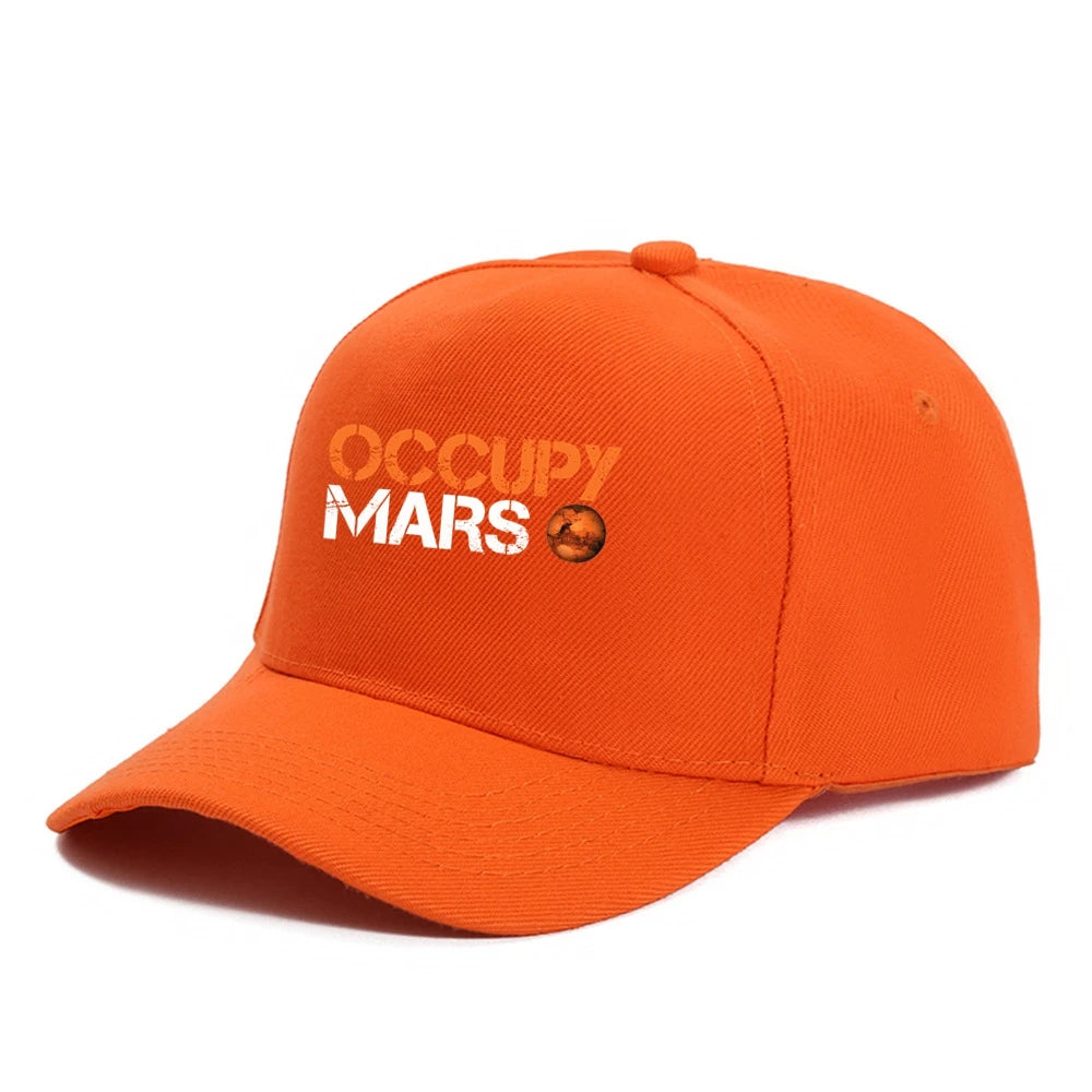 Occupy Mars Baseball Cap Spacex Nasas Men Elon Musk Falcon Heavy 9 Snapback Caps Male Casual Travel Outdoor Sun Hats