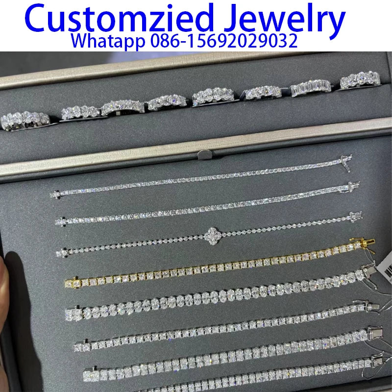 AEAW Customize Jewelry Loose Lab Grown Diamond CVD HPHT IGI Jewelry 10k14K 18K Ring Necklace Earring 1ct to 10ct DE Color VS-VVS