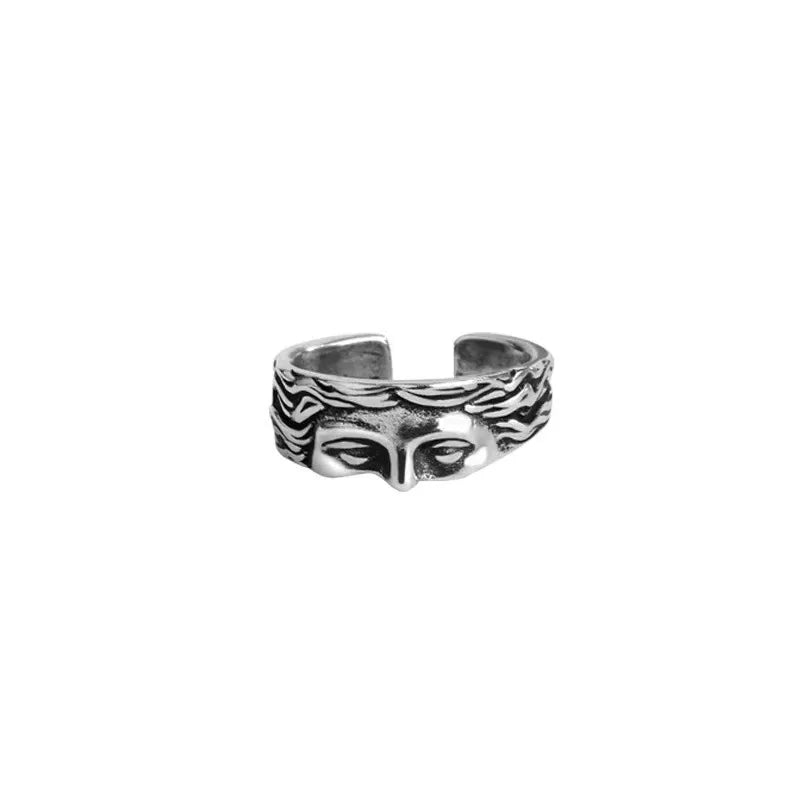 European and American popular Venus half face ring for both men and women, cool and fashionable style, adjustable opening, creat