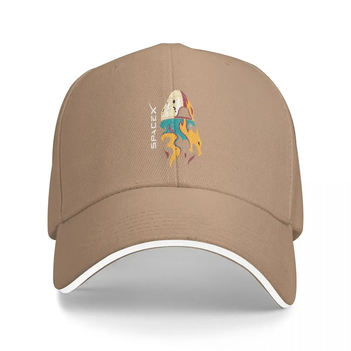 Spacex Crew Dragon SpaceX Starship Multicolor Hat Peaked Women's Cap Personalized Visor Windproof Hats