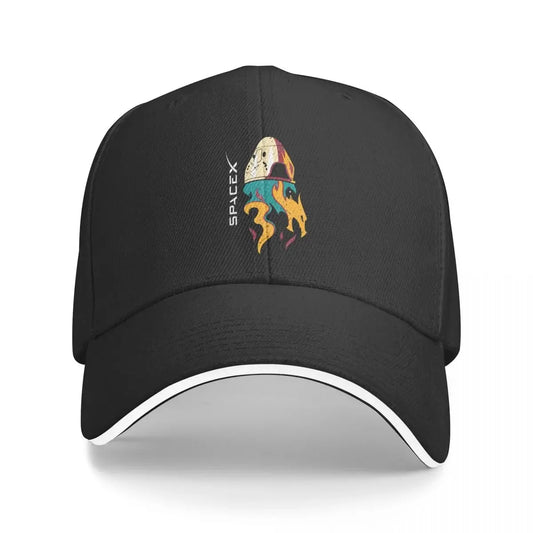 Spacex Crew Dragon SpaceX Starship Multicolor Hat Peaked Women's Cap Personalized Visor Windproof Hats