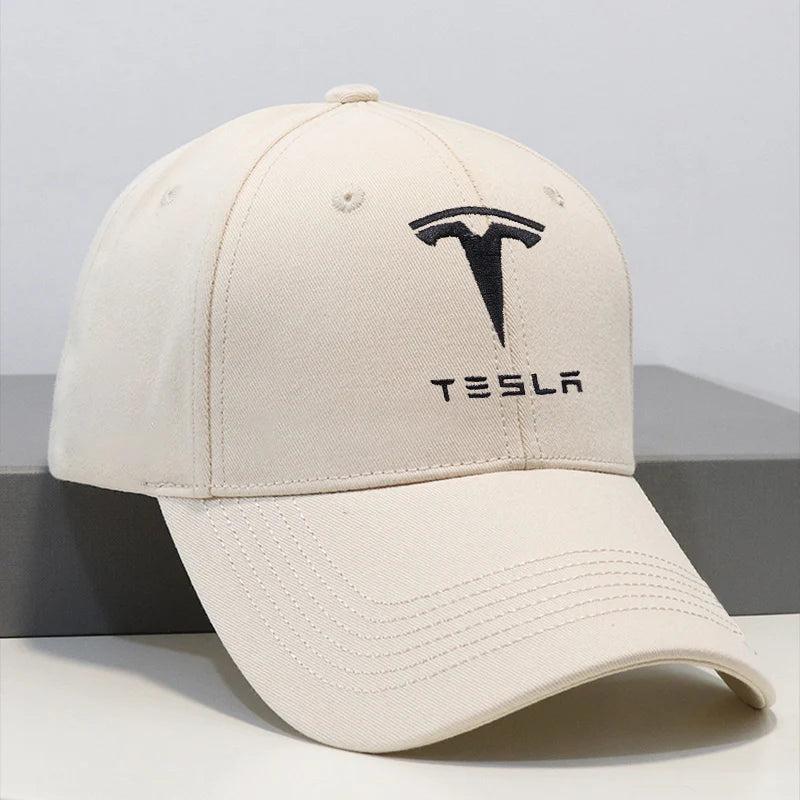 Car Logo Cap Hip Hop Hats Quality Sunscreen Baseball Caps For Tesla Model 3 Model S Model X Model Y Cybertruck Roadster SpaceX