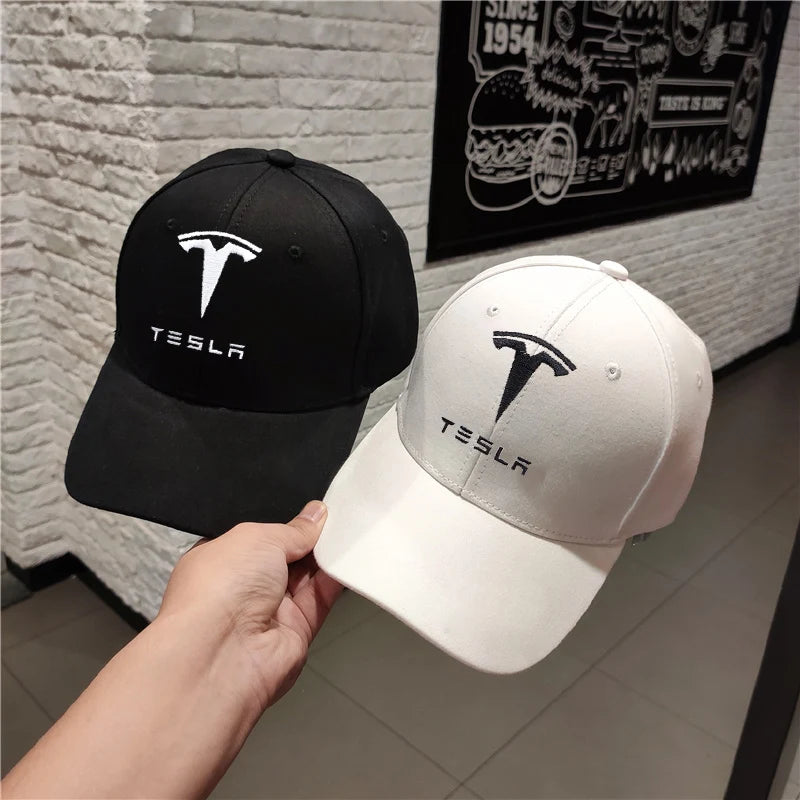 Car Logo Cap Hip Hop Hats Quality Sunscreen Baseball Caps For Tesla Model 3 Model S Model X Model Y Cybertruck Roadster SpaceX