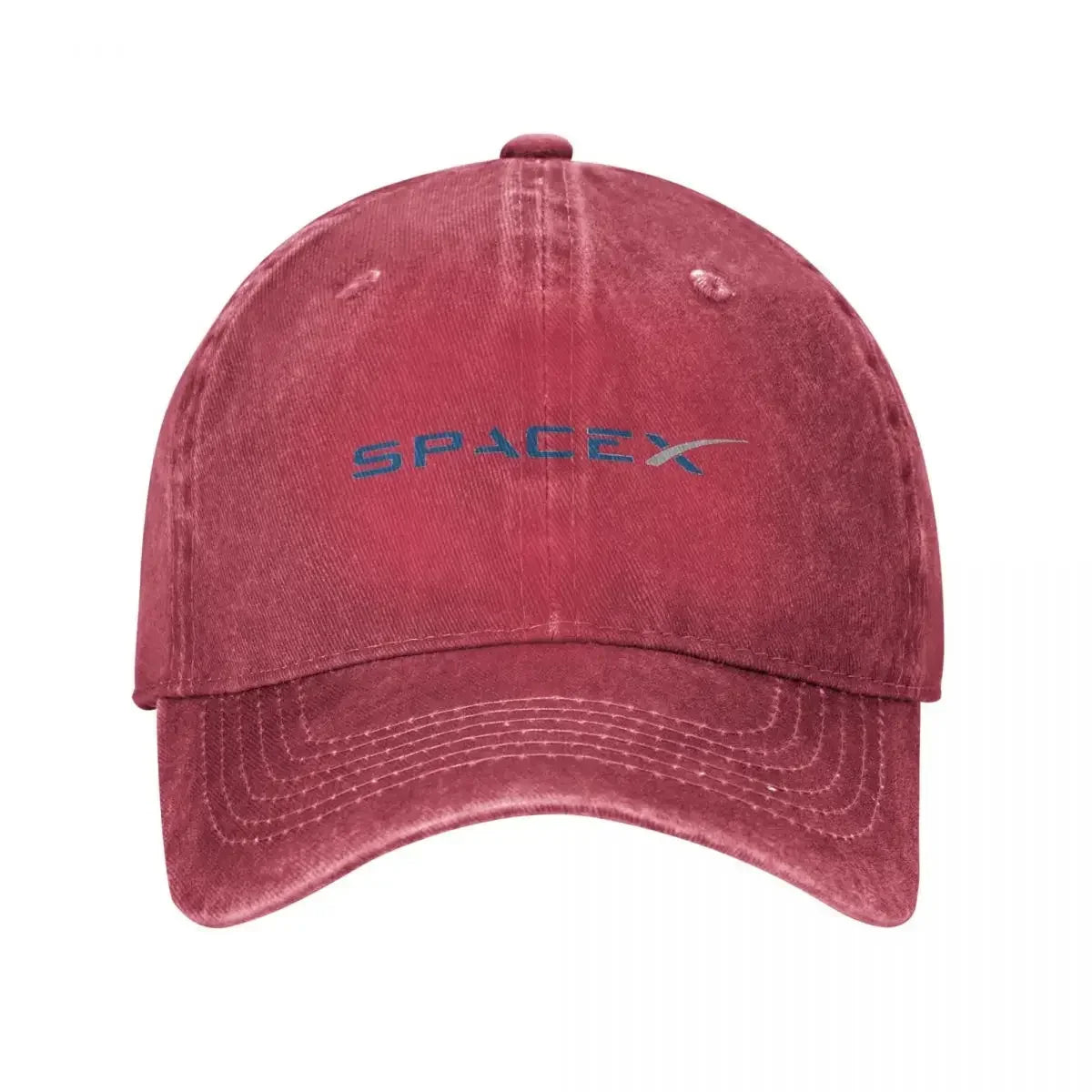 Washed Denim SpaceX Space X Logo Elon Musk Baseball Cap Summer Snapback Cowboy Hats Bone Falcon Heavy Rocket Casquette Gorras
