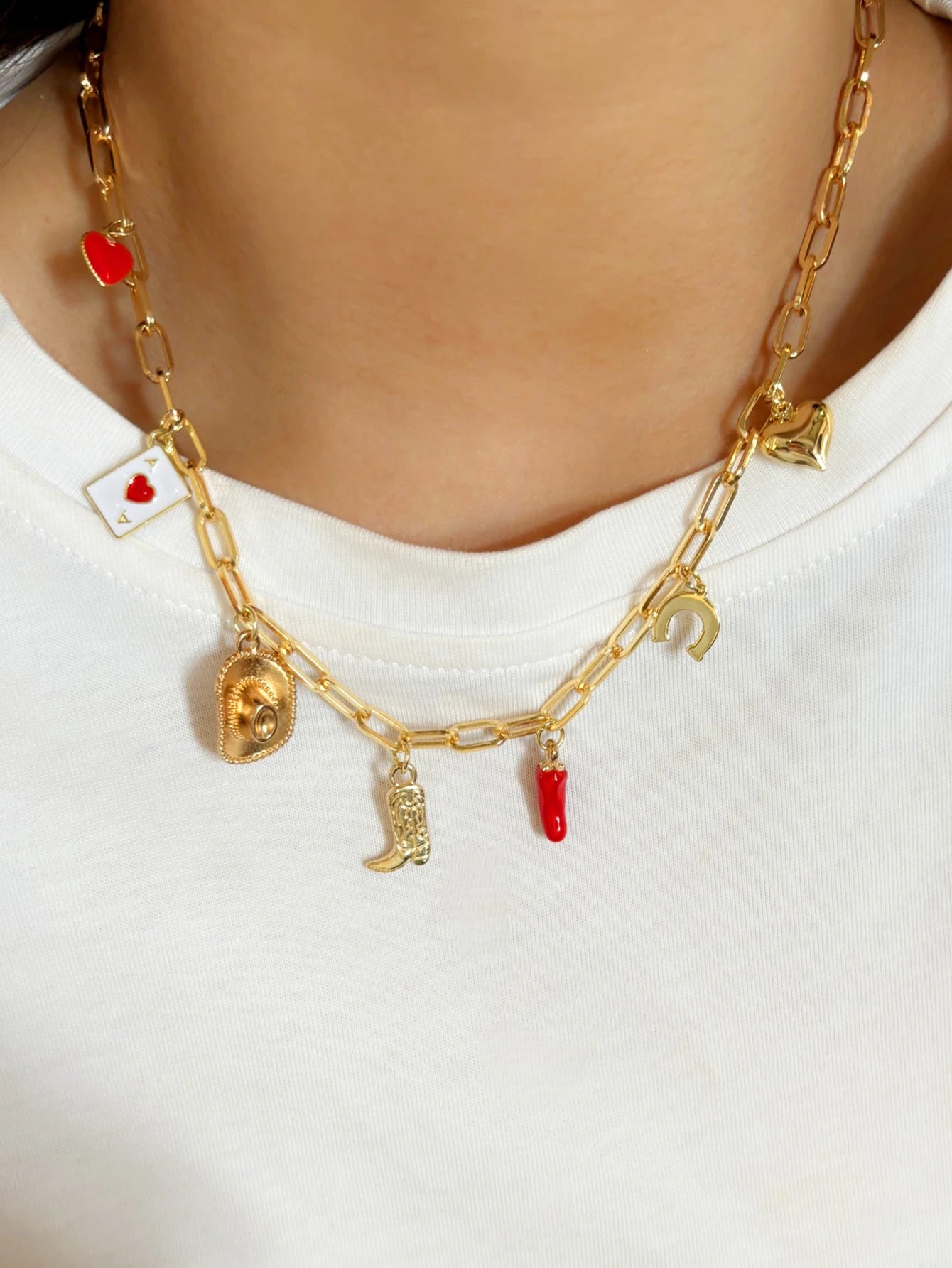 Creative Stainless Steel Bow Strawberry Pendanta Pendant Necklace For Women Charms Dainty Jewel