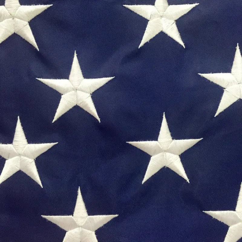 90x150cm Embroidered Star American Flag Independence Day Outdoor USA Flag Patriotic Home Garden Decor Yard House Flag