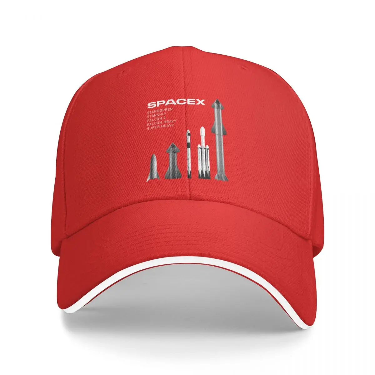 Rockets SpaceX Starship Men Baseball Caps Peaked Cap Sun Shade Outdoor Hat