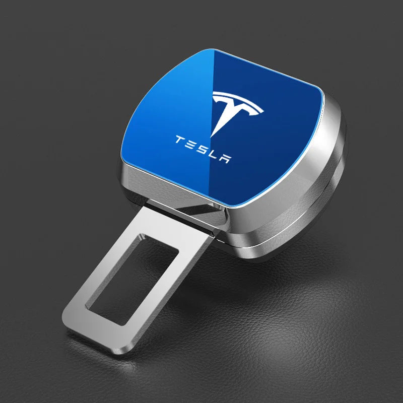 1/2PCS Car Seat Belt Extension Plug Auto Safety Seat Lock Clip Buckle For Tesla Model 3 Model S X Y Roadster SpaceX Accessories