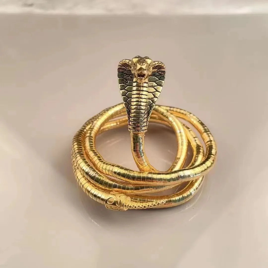 New Punk Hip Hop Metal Adjustable Gold Silver Color Snake Multi-Function Necklace For Women Girls Party Jewelry Wholesale