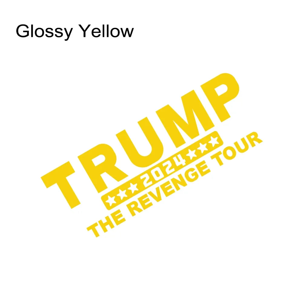 Trump 2024 USA American President Car Stickers Pickup Truck Rear Window Windshield Decor Decal Vinyl Decoration Auto Accessories