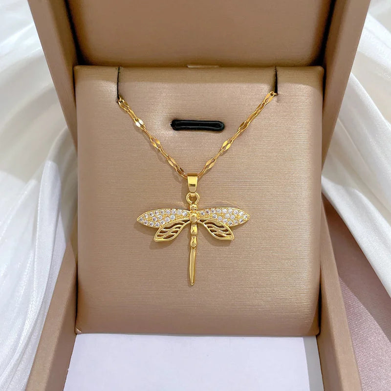 316L Stainless Steel Sun Pendant Necklace For Women Exquisite and Fashionable Planet Clavicle Chain Girls Party Jewelry Gifts