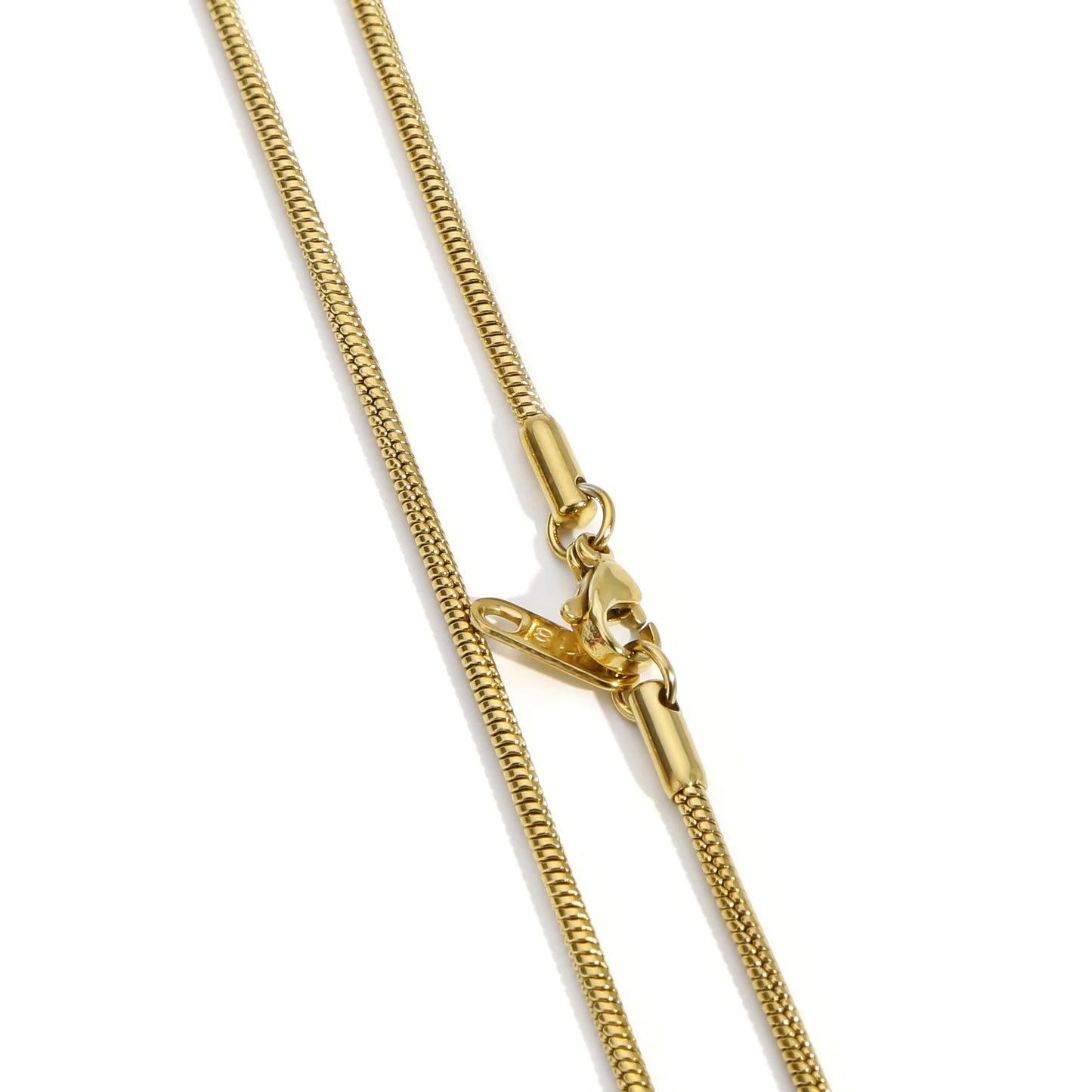Inoxidable Gold Color Chains 0.9mm-2mm Stainless Steel Snake Chains Necklace Twist Rope Jewelry Women Long Chains Accessories