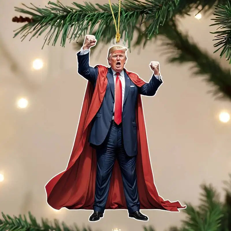 Donald Trump Cute Keyring United States Presidential Pendant Keychain Acrylic Key Presidential Election Decoration