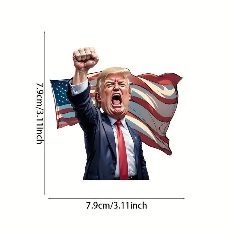 Donald Trump Cute Keyring United States Presidential Pendant Keychain Acrylic Key Presidential Election Decoration