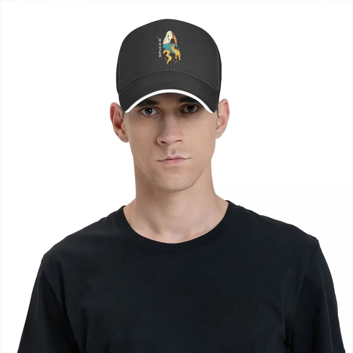Spacex Crew Dragon SpaceX Starship Multicolor Hat Peaked Women's Cap Personalized Visor Windproof Hats