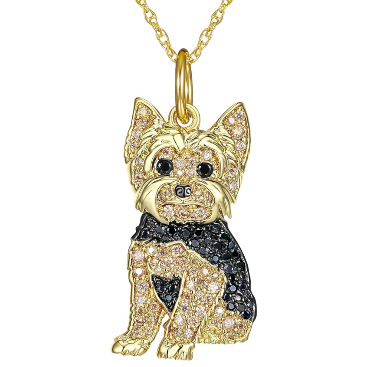 Exquisite and Cute Schnauzer Dog Pendant Necklace for Women Elegant Pet Puppy Jewelry Animal Accessories Dog Lovers Gift