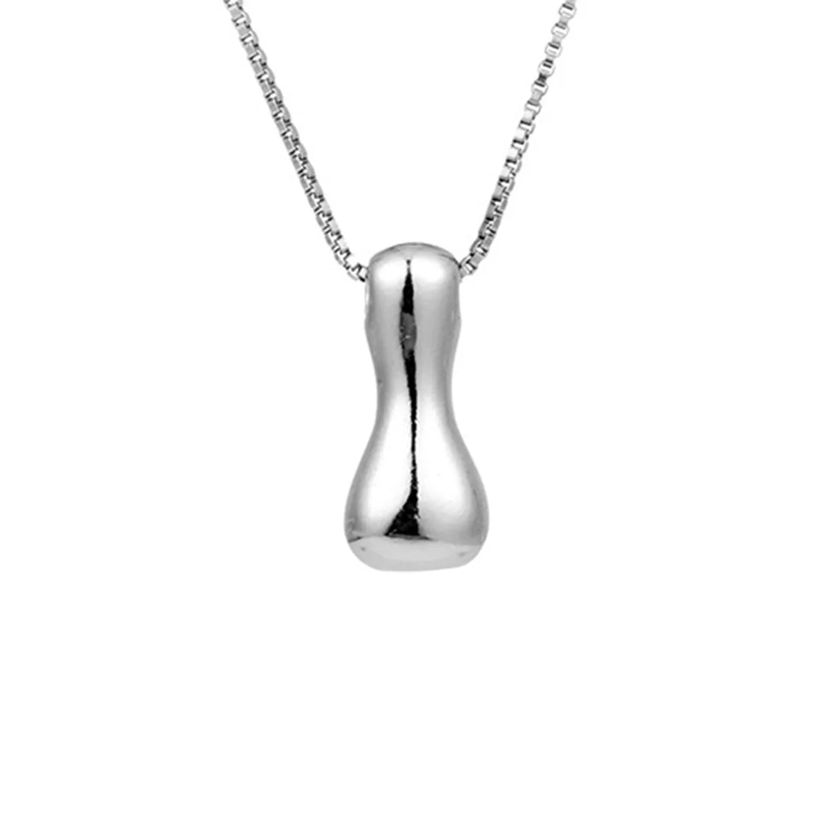 Creative A-Z Balloon Bubble Letter pendant Necklace for Women Silver Plated Chunky Initial Necklaces Jewelry Birthday Gift