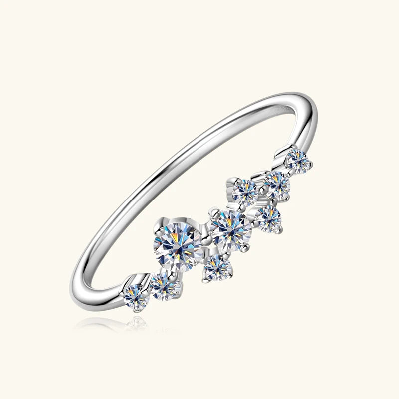 3mm&2.5mm&1.8mm&1.6mm Round Moissanite Diamond Rings for Women 2024 Silver 925 Original Certified Charm Accesories Fine Jewelry