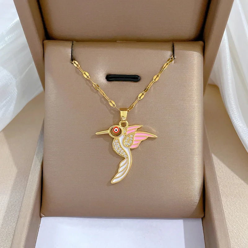 316L Stainless Steel Sun Pendant Necklace For Women Exquisite and Fashionable Planet Clavicle Chain Girls Party Jewelry Gifts