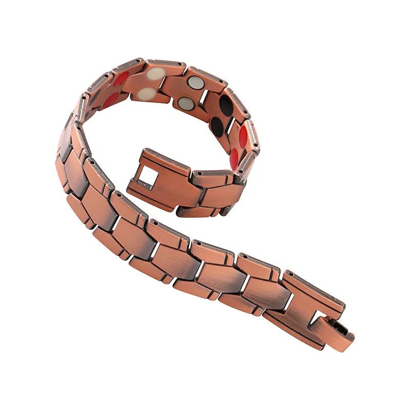 Diamond shaped double dot European and American men's bracelet magnet detachable bracelet spherical magnetic bracelet