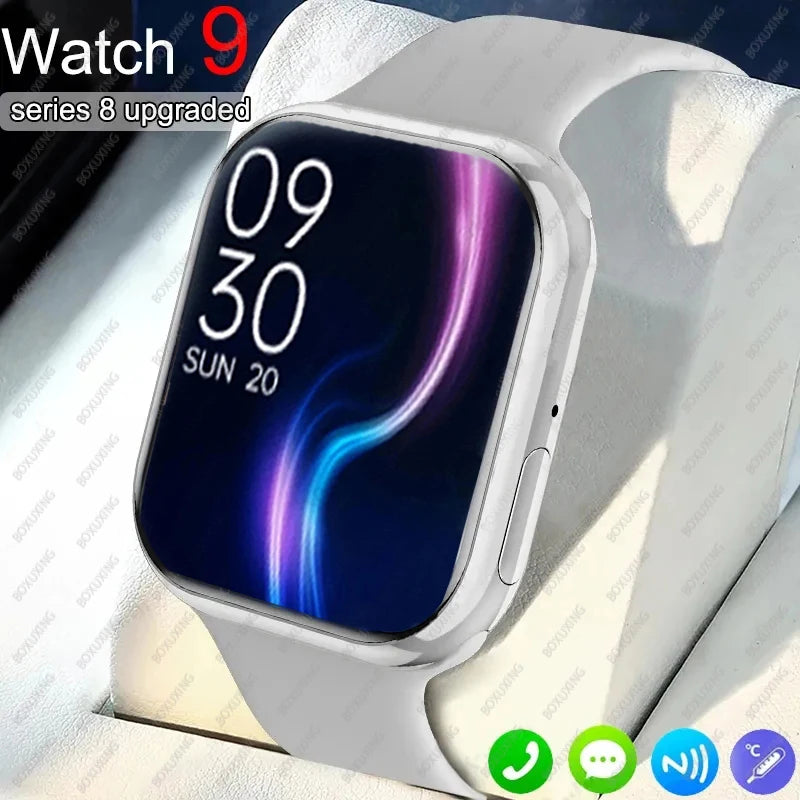 2024 New Smart Watch Women Ultra Series 8 GPS NFC Smartwatch Men BT Call Waterproof Wireless Charging 2.05 inch Screen Watch 9