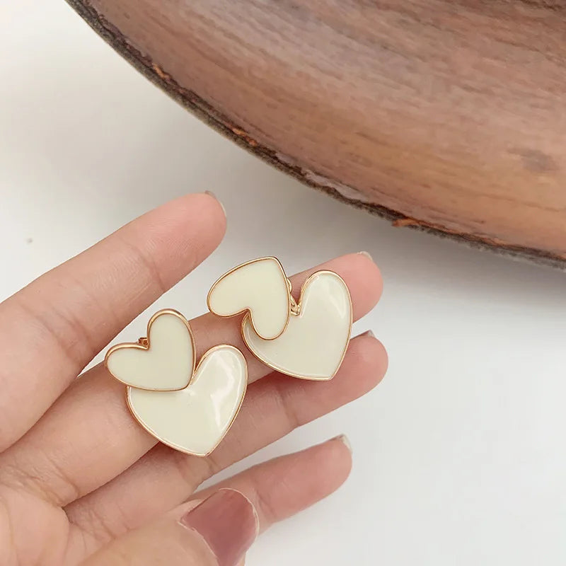 Love Heart Blue Earrings