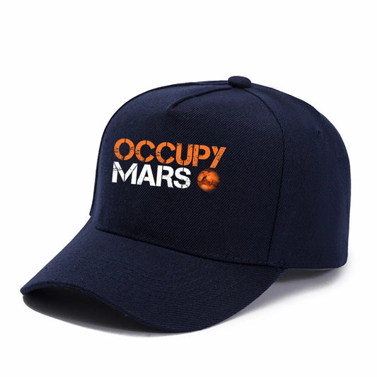 Occupy Mars Baseball Cap Spacex Nasas Men Elon Musk Falcon Heavy 9 Snapback Caps Male Casual Travel Outdoor Sun Hats