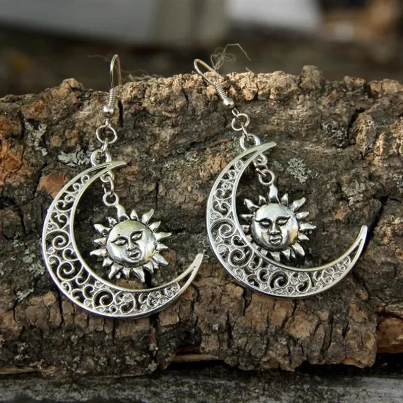 New Silver Color Star Necklaces Chain Pair of Celestial Best Friends Celestial Gift for Friend Long Necklaces Pendants Men Women