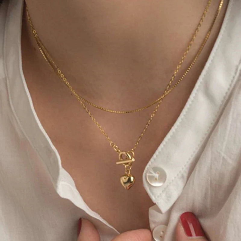 Classic Gothic Tattoo Red Velvet Choker Necklace Red Heart Pendant Necklaces For Women Fashion Jewelry Valentine's Gift N0352