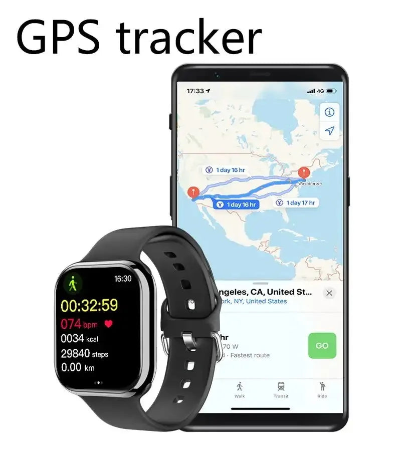 2025 NEW Smart Watch Wireless Charging Smartwatch Bluetooth Calls Men Women Watches Fitness Bracelet Custom Watch Face