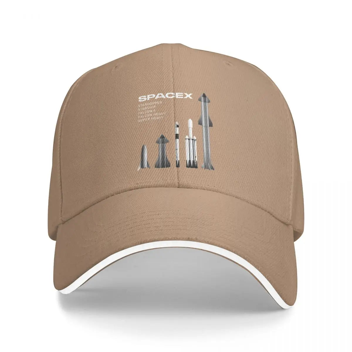Rockets SpaceX Starship Men Baseball Caps Peaked Cap Sun Shade Outdoor Hat