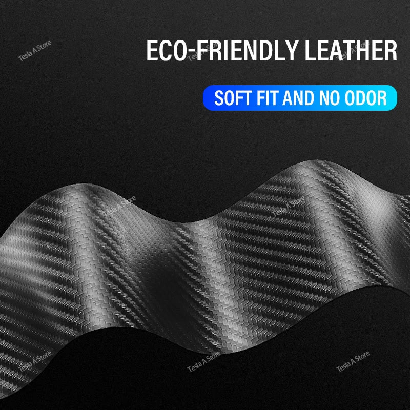 4/5/8/9 pieces front and rear door sill anti-scratch protective covers anti-kick pedal protection strips for Tesla Model 3/Y