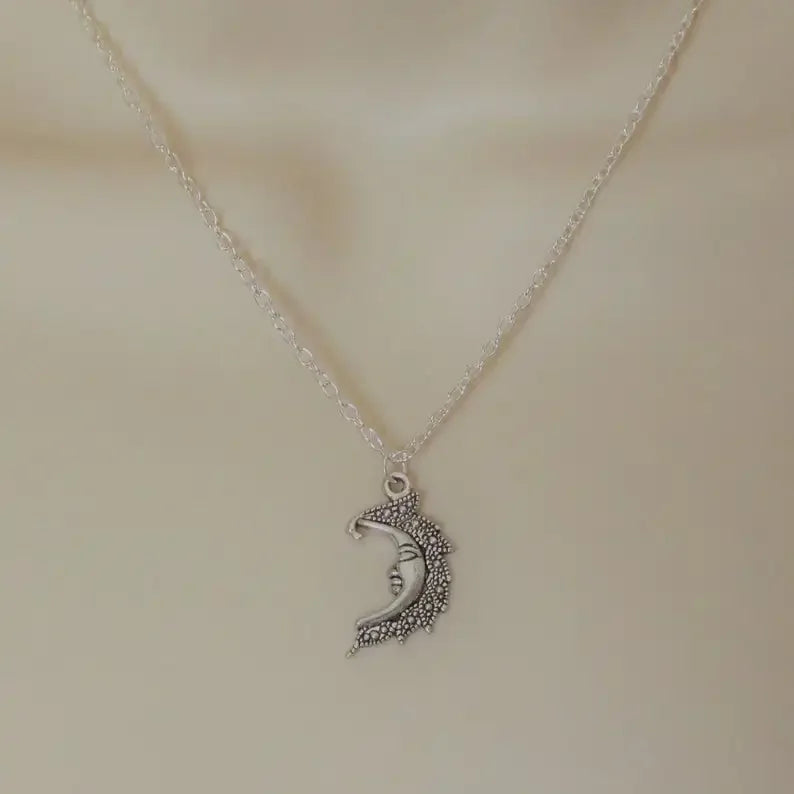 New Silver Color Star Necklaces Chain Pair of Celestial Best Friends Celestial Gift for Friend Long Necklaces Pendants Men Women