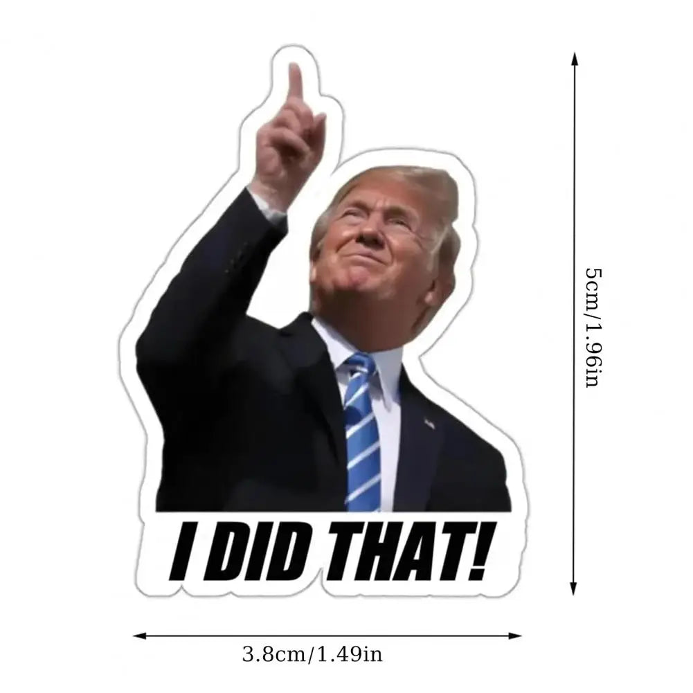 Window Sticker Gas Station Sticker 100pcs Anti-trump Gas Pump Stickers Trump I Did That Decals for Car Window Bumper Truck