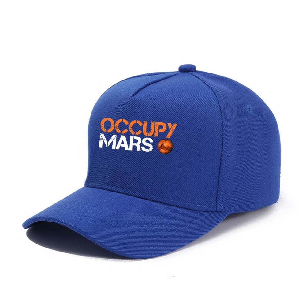 Occupy Mars Baseball Cap Spacex Nasas Men Elon Musk Falcon Heavy 9 Snapback Caps Male Casual Travel Outdoor Sun Hats