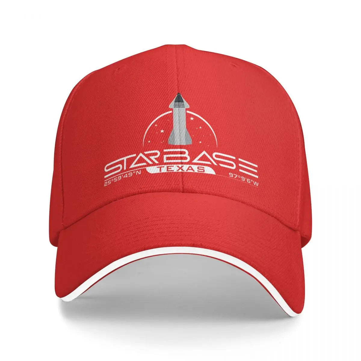 Starbase Texas SpaceX Starship Windproof Cap Sun Visor Hip Hop Caps Cowboy Hat Peaked Hats