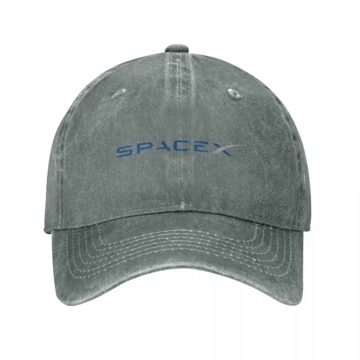 Washed Denim SpaceX Space X Logo Elon Musk Baseball Cap Summer Snapback Cowboy Hats Bone Falcon Heavy Rocket Casquette Gorras