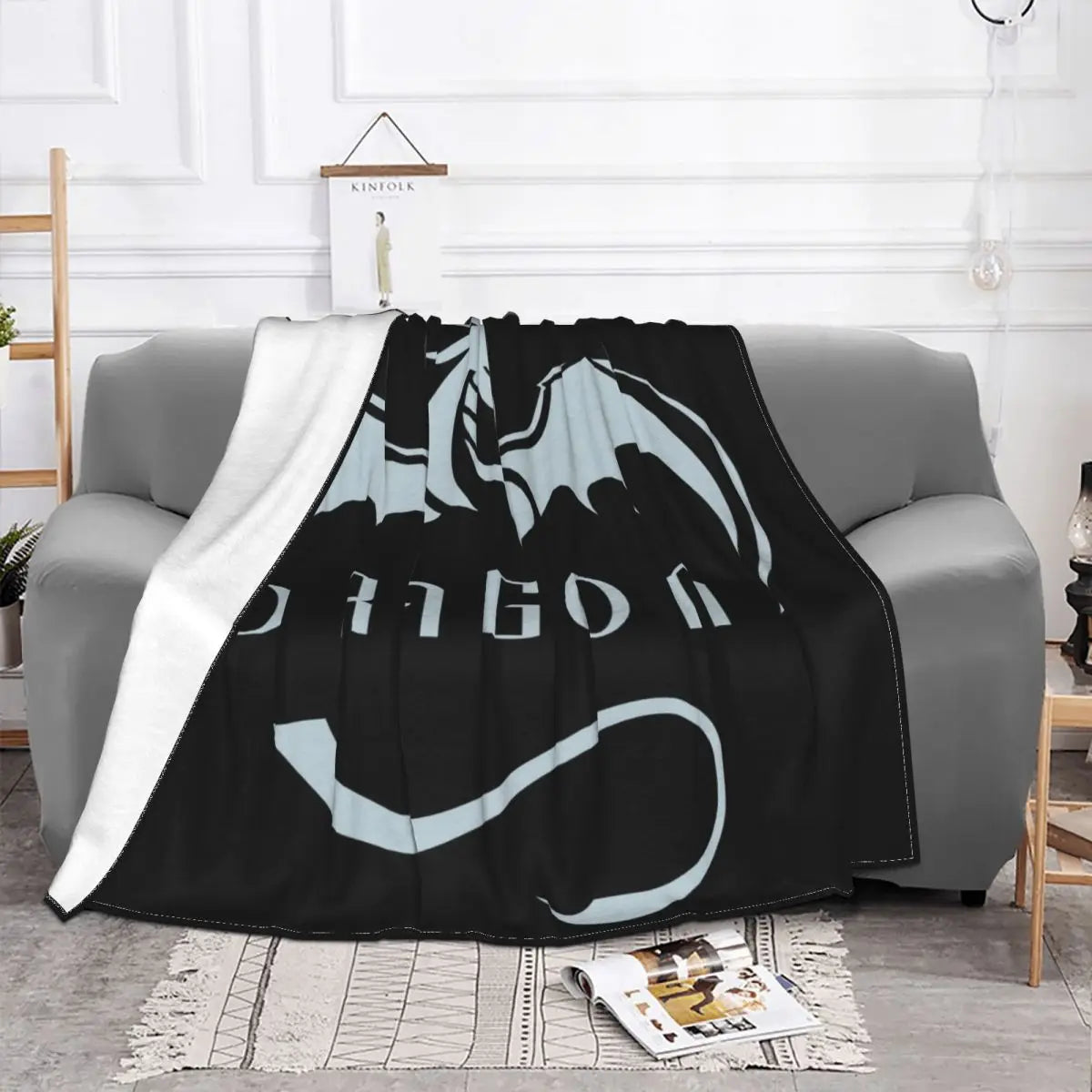 Spacex Elon Musk Baseball Silver Dragon Hats Back Print Hats New Party Graphic Letter Throw Blanket
