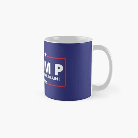Make America Great Again Donald Trump  Mug Printed Handle Round Design Image Picture Photo Gifts Simple Coffee Drinkware Cup