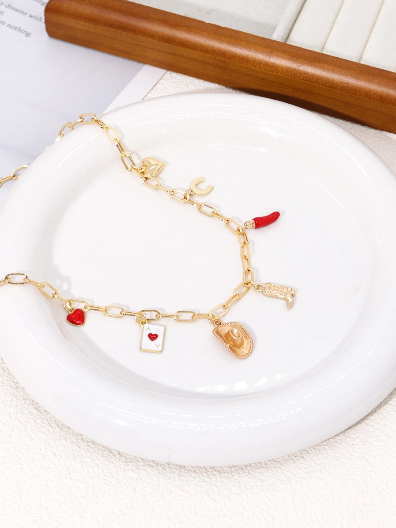 Creative Stainless Steel Bow Strawberry Pendanta Pendant Necklace For Women Charms Dainty Jewel