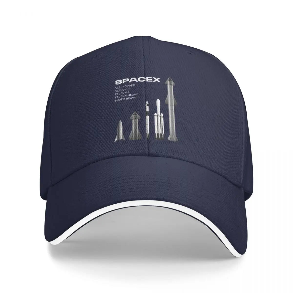 Rockets SpaceX Starship Men Baseball Caps Peaked Cap Sun Shade Outdoor Hat