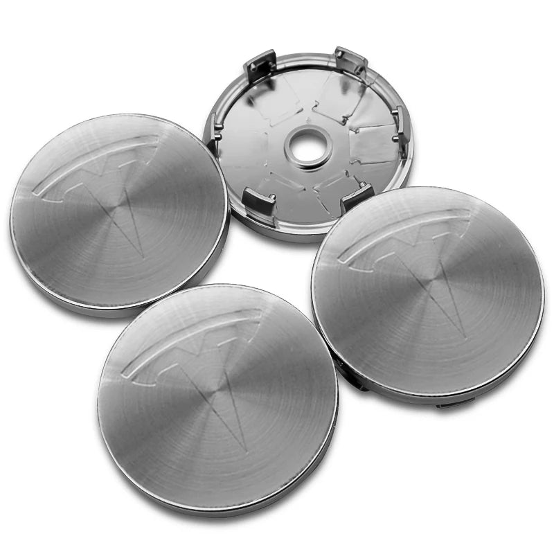 4Pcs 56mm+60mm Car Wheel Center Hub Caps Stickers Auto Rim Cover Accessories For Tesla Model 3 Model S X Model Y Roadster SpaceX