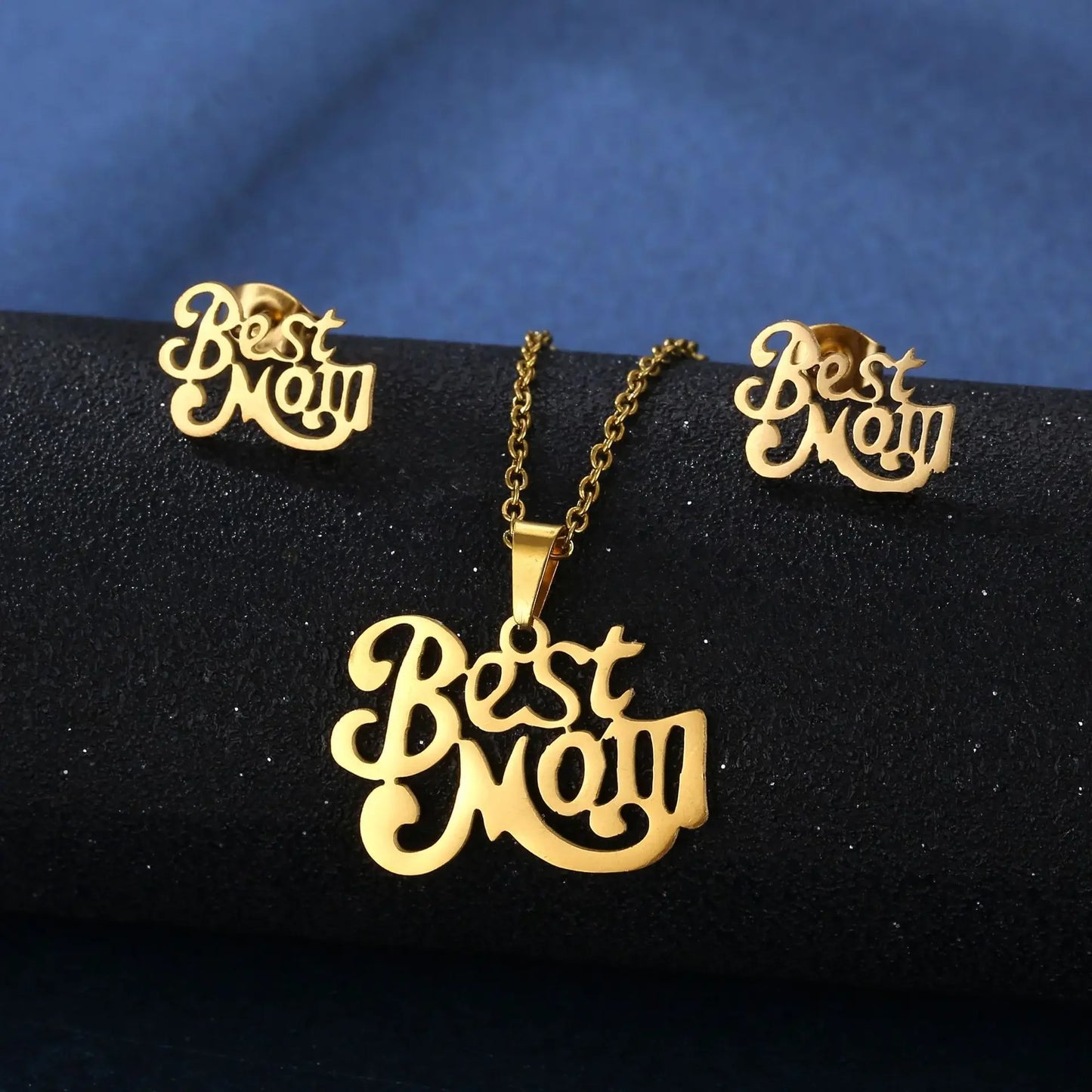 Mama Letter Pendant Necklace For Women Mom Mother's Day Clavicle Chain Choker Stainless Steel Jewelry Minimal Gift